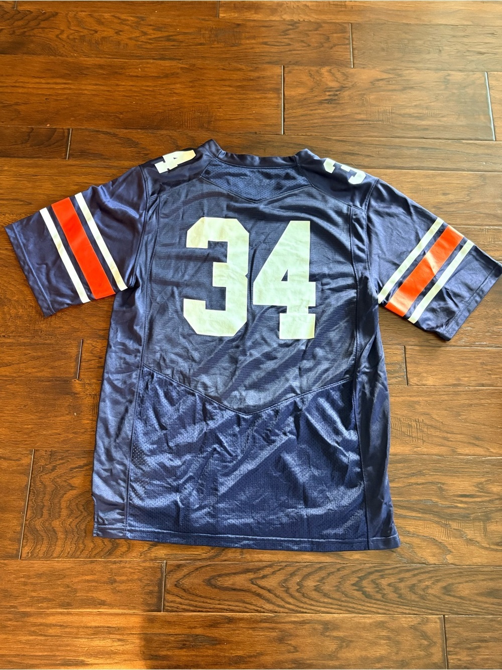 Under Armour Auburn University #34, Navy White Orange Football Jersey- men’s M - Picture 2 of 16